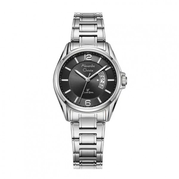 Alexandre Christie AC 8684 Silver Black Lady LDBSSBA